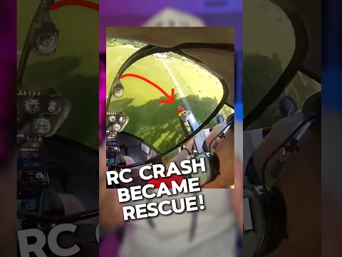 The Craziest RC Rescue Ever ✈️ 🚁 @HELIMOTO