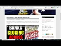 ALERT Hundreds of Bank Branches are Closed or Closing Wells Fargo BOA and More