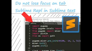 Sublime Repl for Sublime text stay on the same tab when you run it