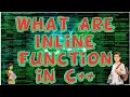 What is Inline function Why we Using C Lecture