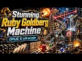 I built a stunning Ruby Goldberg Machine in a single HTML5 Opus 5 Ultracode