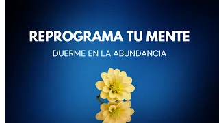 REPROGRAMA TU MENTE en la Abundancia Mientras Duermes 🌷🌷🌷
