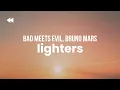 Download Lagu Bad Meets Evil ft. Bruno Mars - Lighters (Clean) // Lyrics