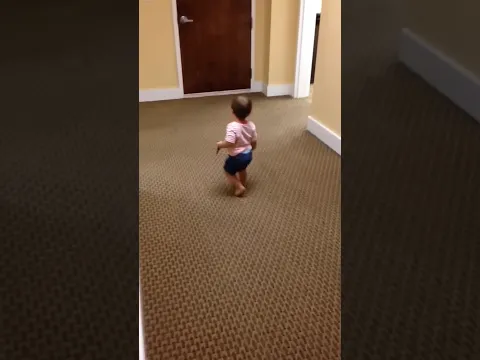 baby runs into wall baby learn to walk