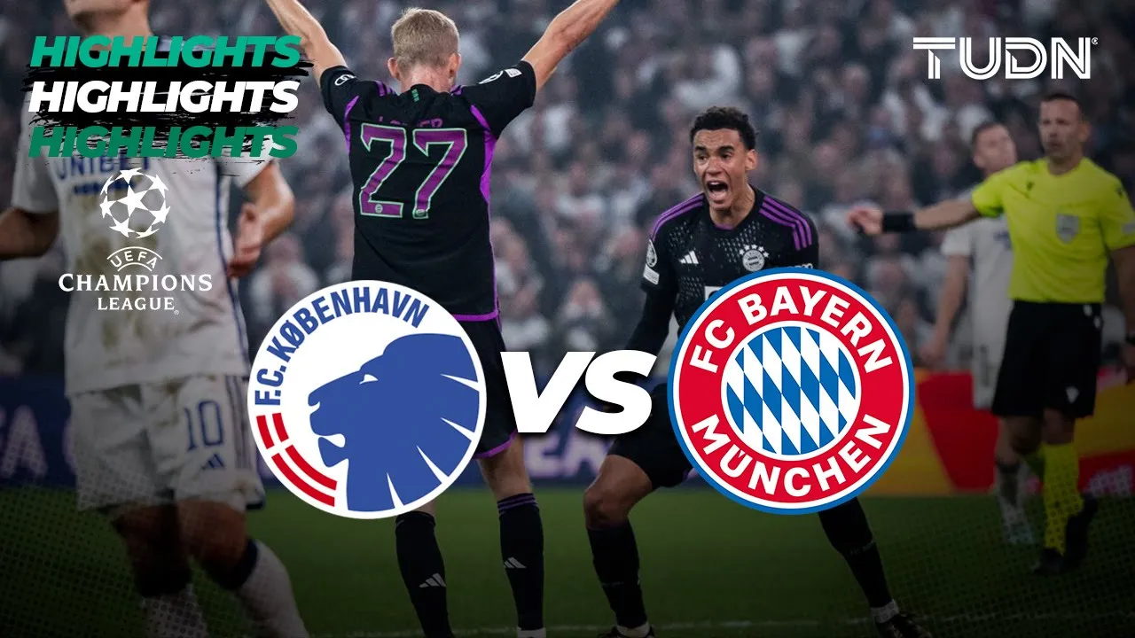 Kobenhavn 1-2 Bayern - HIGHLIGHTS | UEFA Champions League 2023/24 | TUDN