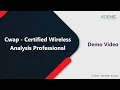Learn Certified Wireless Analysis Professional CWAP-404 online Koenig Solutions