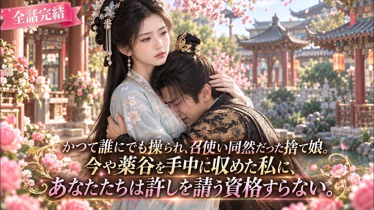 かつて誰にでも操られ、召使い同然だった捨て娘。今や薬谷を手中に収めた私に、あなたたちは許しを請う資格すらない。 日本語字