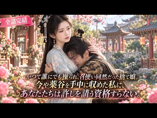 かつて誰にでも操られ、召使い同然だった捨て娘。今や薬谷を手中に収めた私に、あなたたちは許しを請う資格すらない。 日本語字
