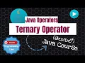 Java Ternary Operator in Telugu Java Course in Telugu
