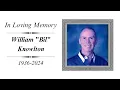 Funeral Service for Bil Knowlton