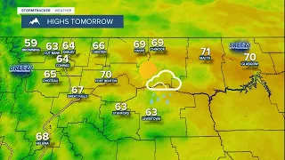Warmer with some scattered PM showers on Tuesday
