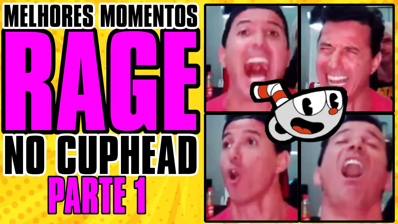 RAGE NO CUPHEAD Parte 1 ???? Melhores Momentos  ????️  Irmãos Piologo Games