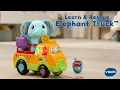 Learn Rescue Elephant Truck Demo VTech Toys