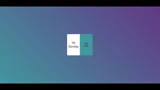 How to create simple calendar using HTML CSS and JavaScript