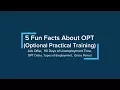 ISSO F-1 Post-Completion OPT Part 2 5 Fun Facts About OPT Optional Practical Training
