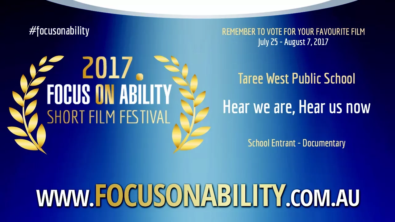 Hear we are, Hear us now (2017) — film still
