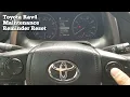 Toyota Rav4 Maintenance Reminder Reset 2017