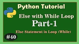 Else Use with while Loop in Python - Python Tutorial in Hindi Learn Python online by Manoj sir