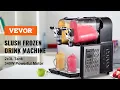 VEVOR Commercial 2 Tank Frozen Drink Slush Slushy Making Machine Smoothie Maker 110V