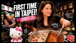 πΉπΌ FIRST TIME IN TAIPEI! (PART 3) Hotpot, Taiwanese 7-Eleven, Pasalubong Shopping! | KC CONCEPCION