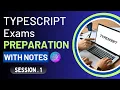 TypeScript Exam Preparation Detailed Notes Session - 1 Governor IT Course Exams Nodejs