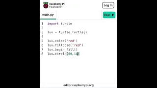 How to create a semi-circle with Python Turtle