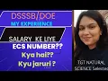 ECS Form What to do for salary