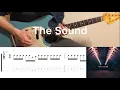 The 1975 - The Sound (guitar cover with tabs \u0026 chords)