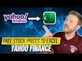 Get Free Historical Stock Prices from Yahoo Finance to Excel Bypass Paywall