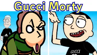 FNF GUCCI MORTY IS VERY COOL! (Gucci & Jerry Song Gucci Mix)  Gucci Morty Meme