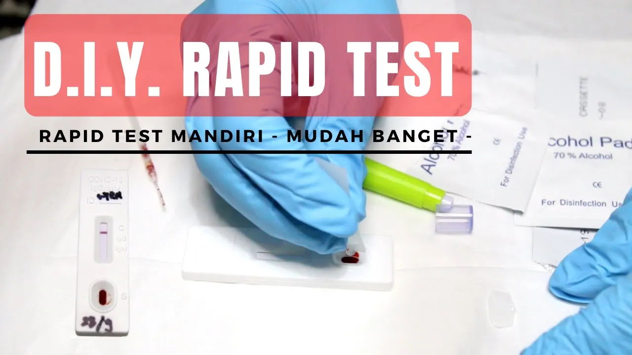 assalamu'alaykum... ini adalah video tentang bagaimana cara melakukan rapid test covid 19 sendiri di. 