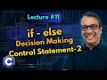 C Language Decision Making Using if-else Control Statement Part 2