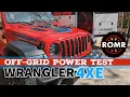 Jeep Wrangler 4xe FATAL flaw You CAN power your gear on the trail BUT Jeep makes it SOOO difficult