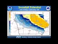 Web Weather Briefing for Near-Blizzard Conditions in Iowa
