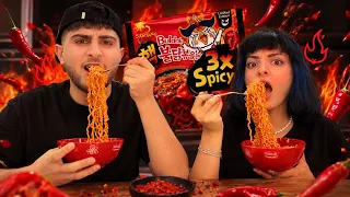 Dünyanın EN ACILI NOODLES’INI yedik | CHALLENGE 🥵