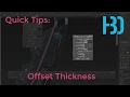 Alias Quick Tips Offset tool