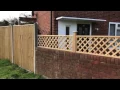 Trellis on a wall