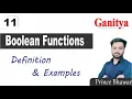 Boolean Functions IN HINDI Boolean Function Defination Equivalent Boolean Expression