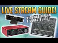Live Stream Church w/ Audio from Soundboard! | A Guide to Webcam and Audio Interface Setup