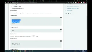 HackerRank Python Problem Finding the Percentage Competitive Programing With Python Codolearn