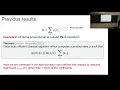 David Gosset Approximation algorithms for quantum many-body problems