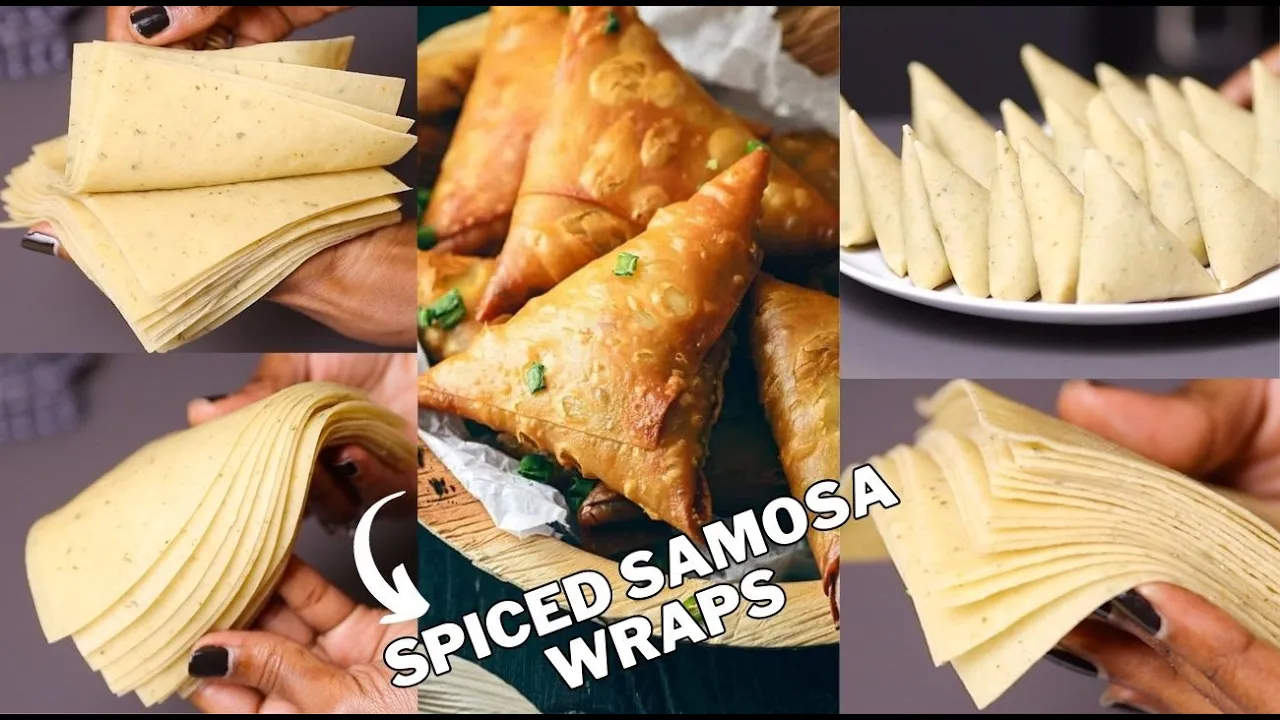 The Easiest method to make Samosa wraps! Spiced Samosa Wraps!