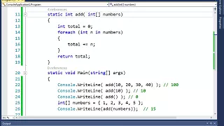 CIT1713 8582 Nov 10 2017 Chapter 8 Parameter arrays ref and out and overloading