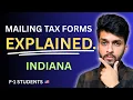 How to Send INDIANA State Tax Returns F-1 International Students EXPLAINED Part 12