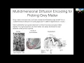 Multidimensional Diffusion MRI Part 3 - Applications