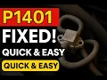 P1401 Code FIXED Quick Easy Repair for Flow Issues