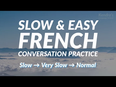 Download MP3 Slow and Easy French Conversation Practice