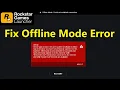 Fix Rockstar Games Launcher Offline Mode Error Could not establish connection - Howtosolveit