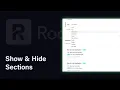 Conditionally Show Hide Webflow Form Sections Using Roolify