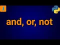 Python Logical Operators